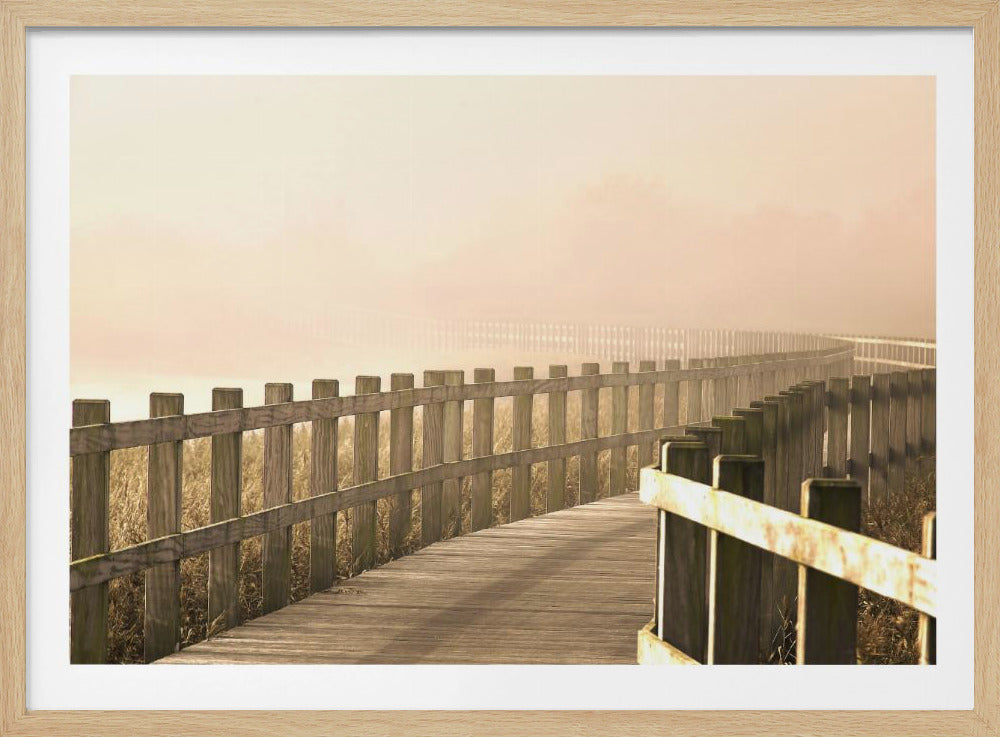 Der Weg wird heller. | Poster - Kunstdruck