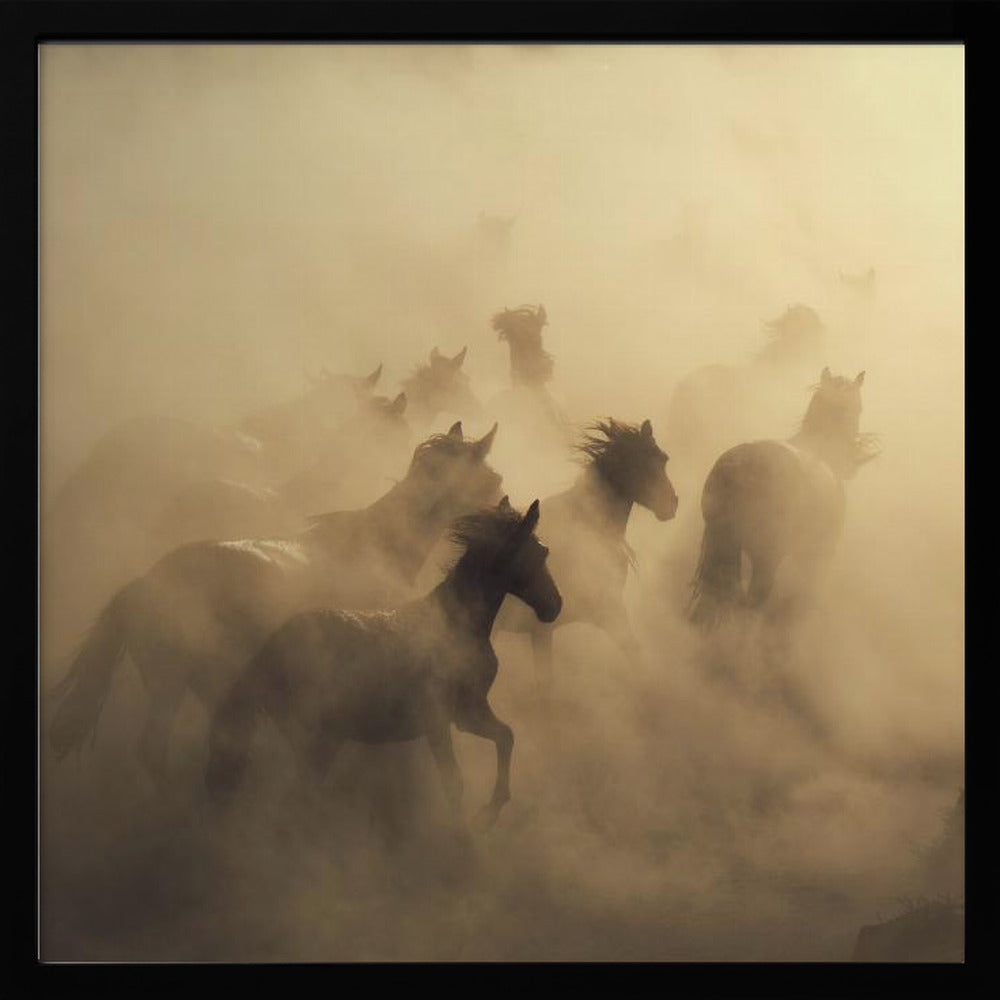 migration of horses | Poster