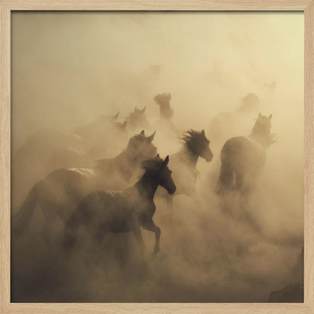 migration of horses | Poster
