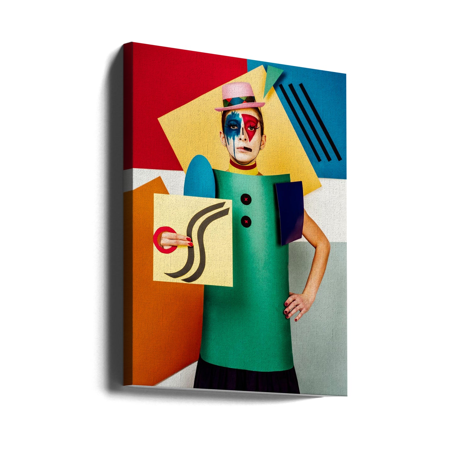 Suprematystyczny portret Leny Naymkiny | Wydruki na łótnie