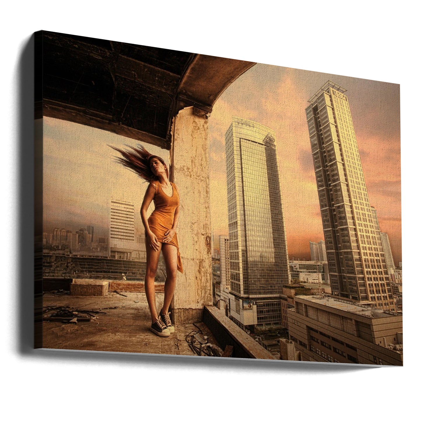 Aus dem 16. Stock | Leinwand-Bilder