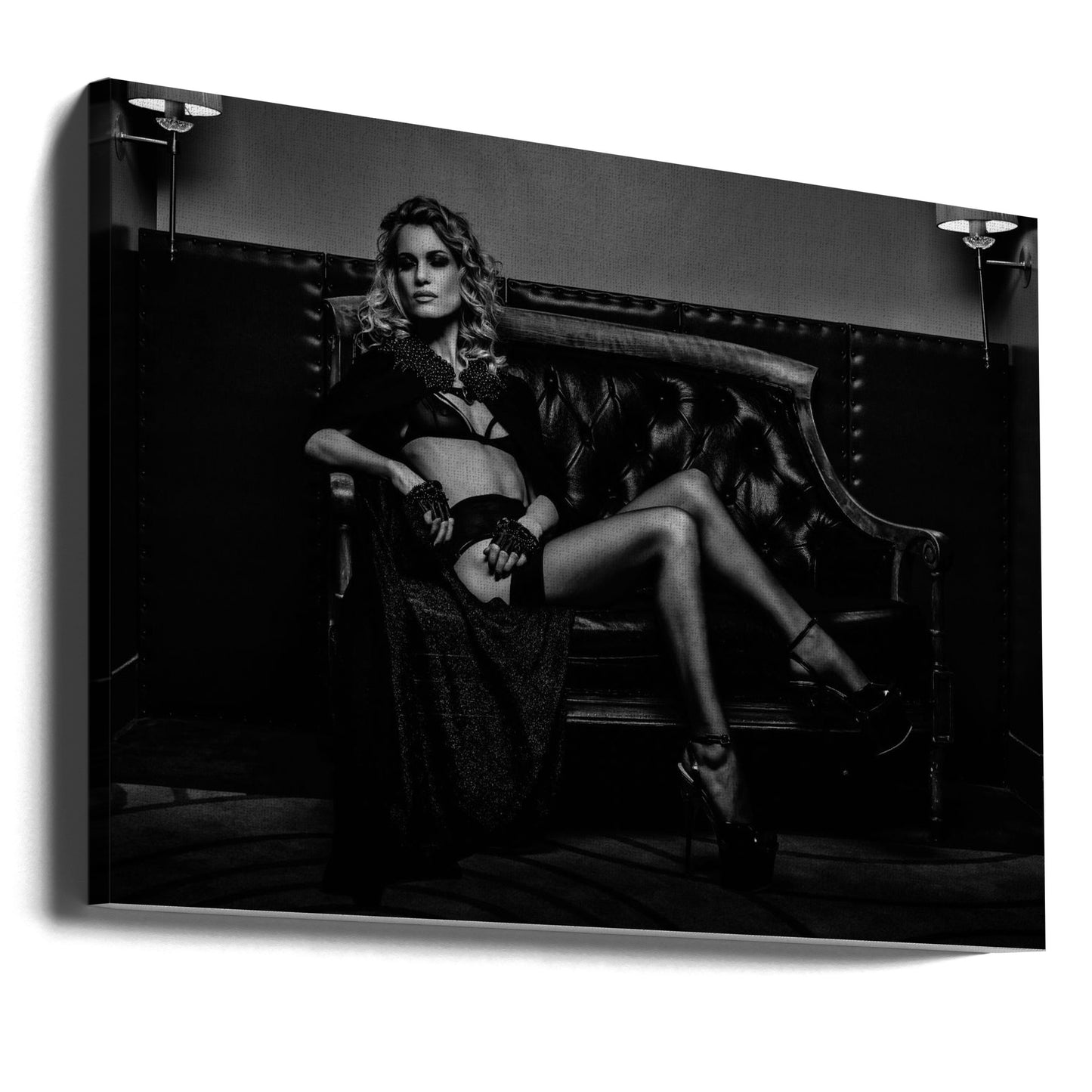 Alexia in nero | Stampe su Tela