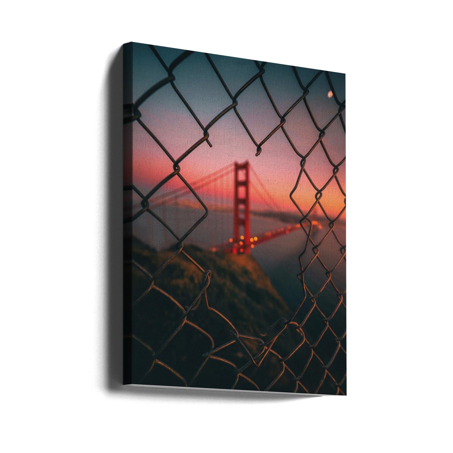 Golden Gate w klatce | Wydruki na łótnie