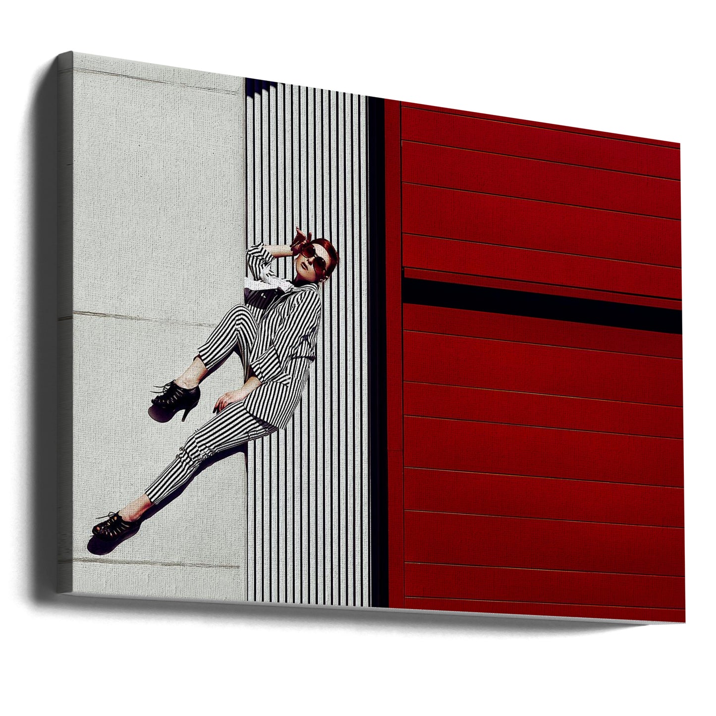 Gestreifte Illusion | Leinwand-Bilder