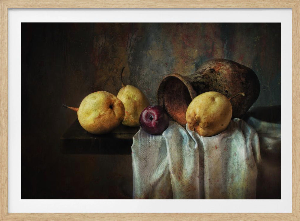 Luonnos päärynöillä | Julisteet - Taidevedokset