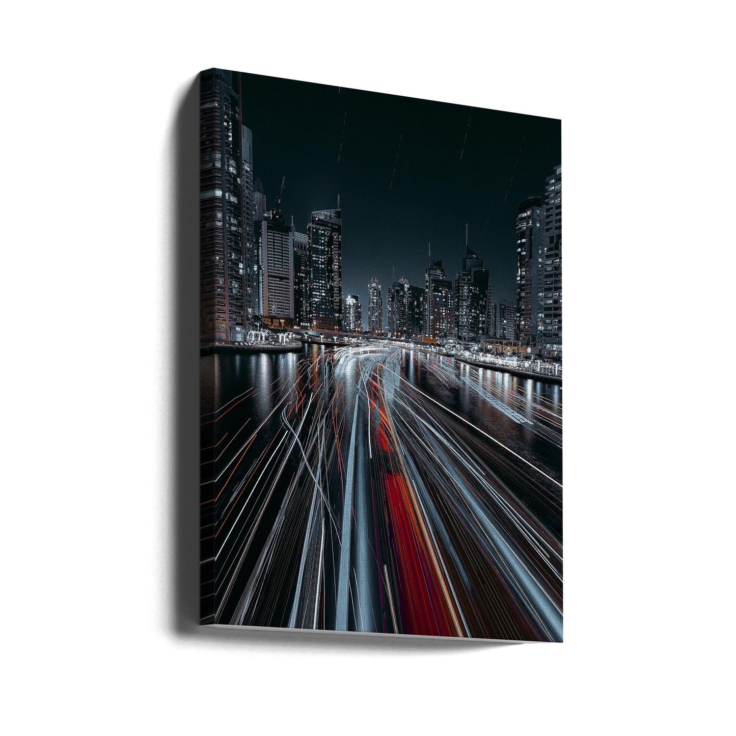 Traffic jam in the Dubai canal | Canvas