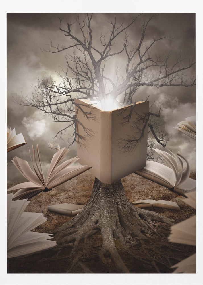 Old Tree Reading Story Book | Poster