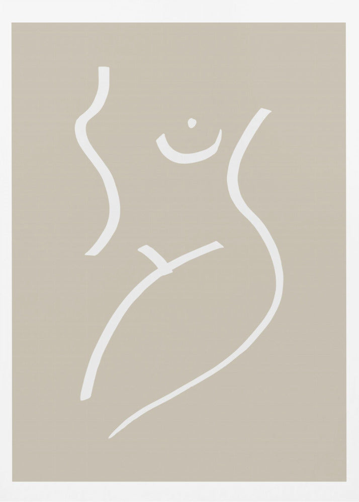Body Sketch Sand | Poster