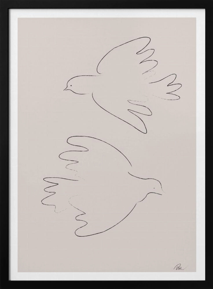 Two Doves | Poster