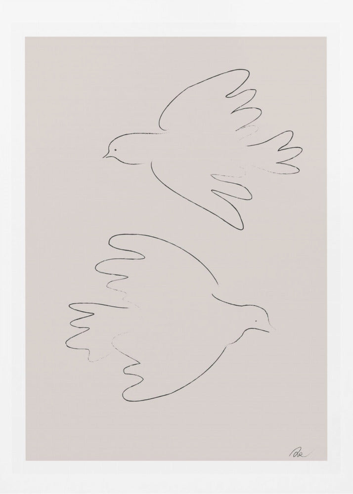Two Doves | Poster