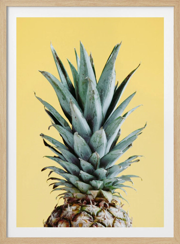 Ananas Gul 03 | Plakater - Kunsttryk