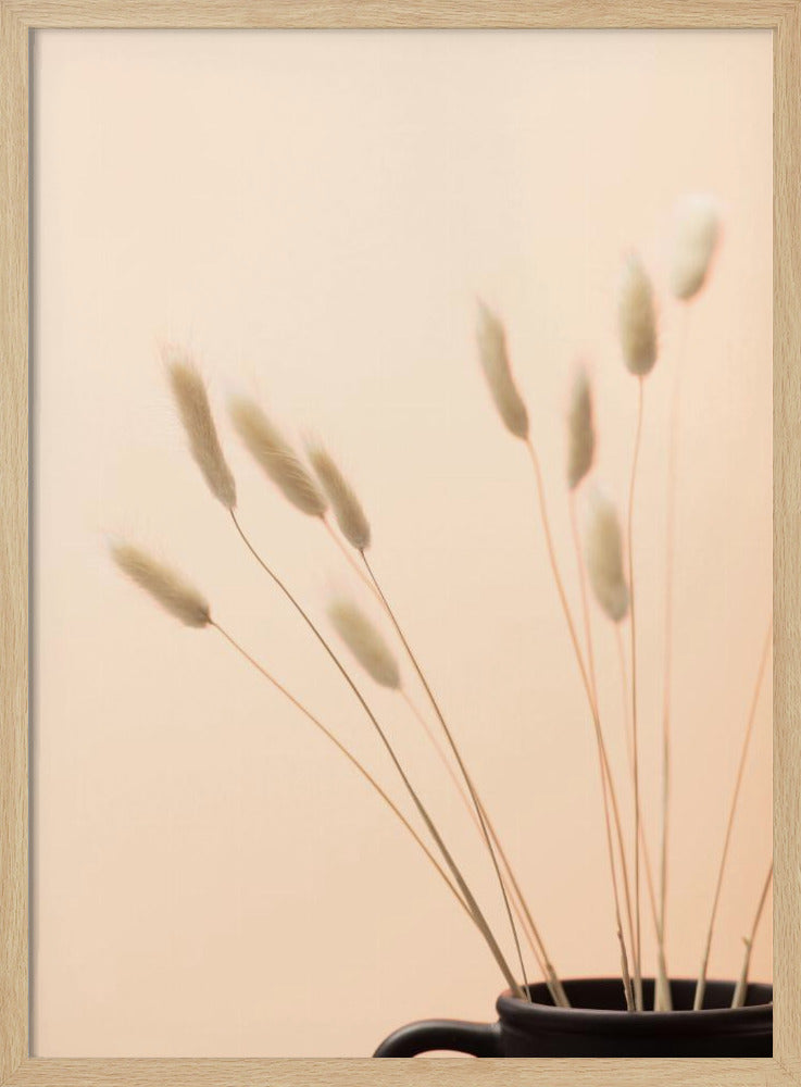 Bunny Grass Peach 01 | Poster