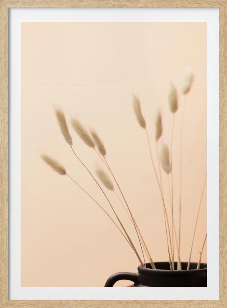 Bunny Grass Peach 01 | Poster