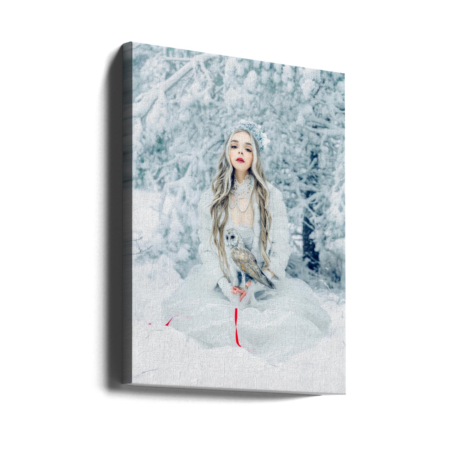 Schneebedeckte Gelassenheit | Leinwand-Bilder