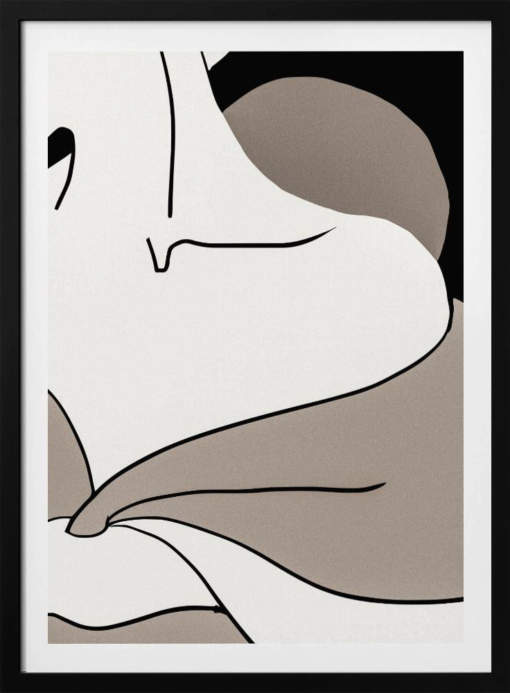 matisse_shoulder_vector_002_Black | Poster
