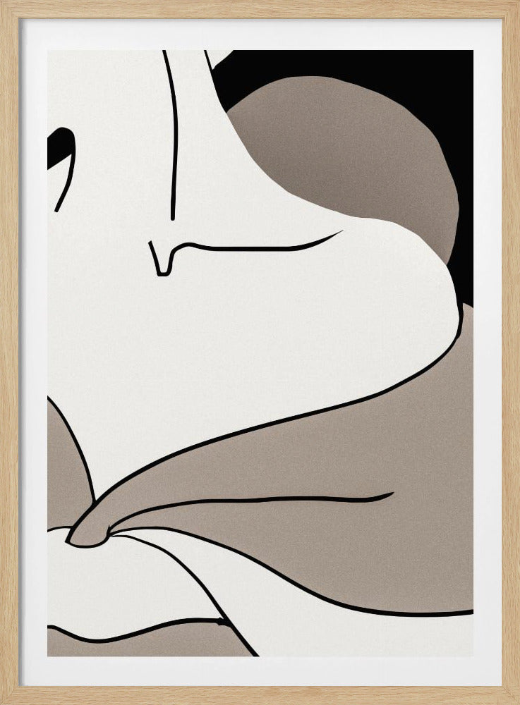 matisse_shoulder_vector_002_Black | Poster