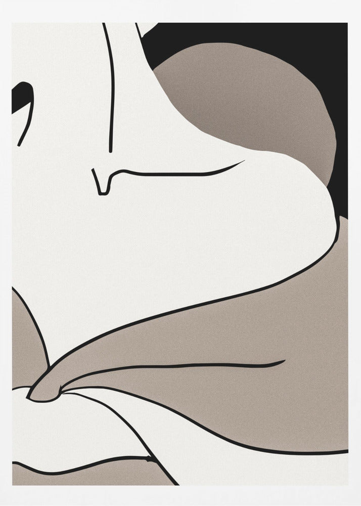 matisse_shoulder_vector_002_Black | Poster