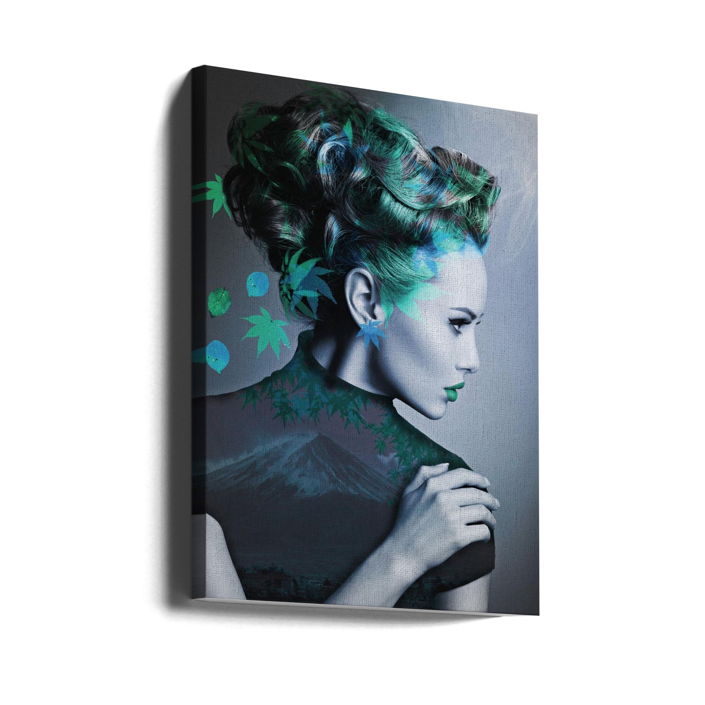 Vihreä ja lehtinen | Canvastaulut