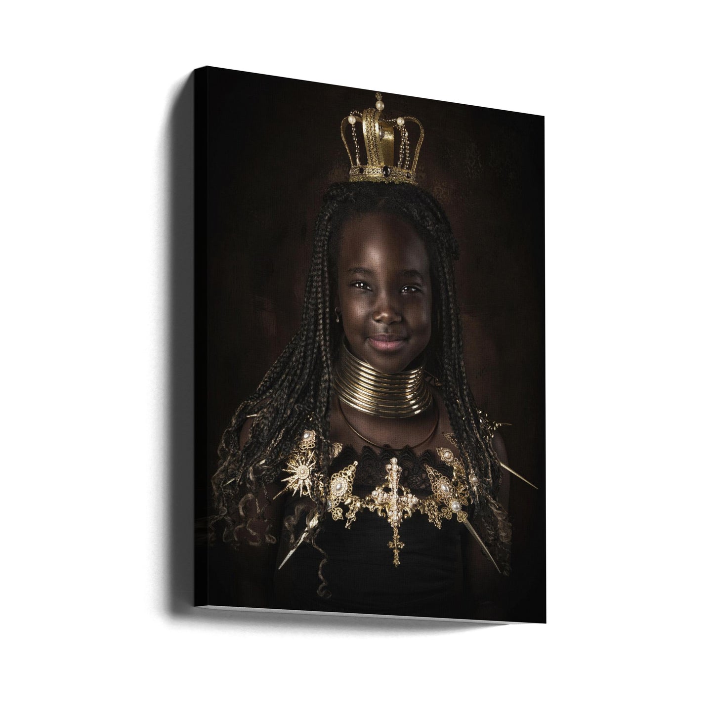 Chica dorada | Impresiones en Lienzo