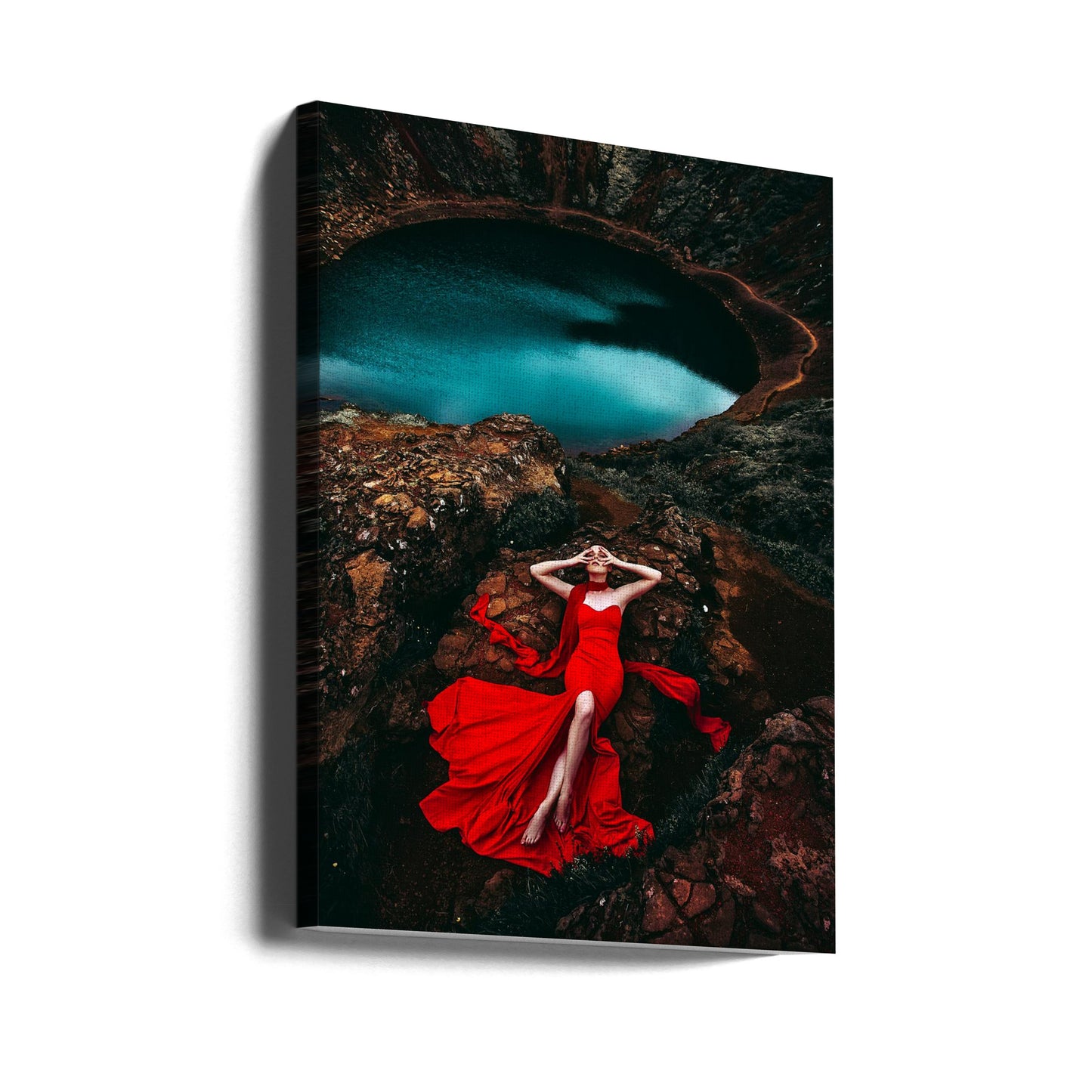 Brasa junto al abismo | Impresiones en Lienzo