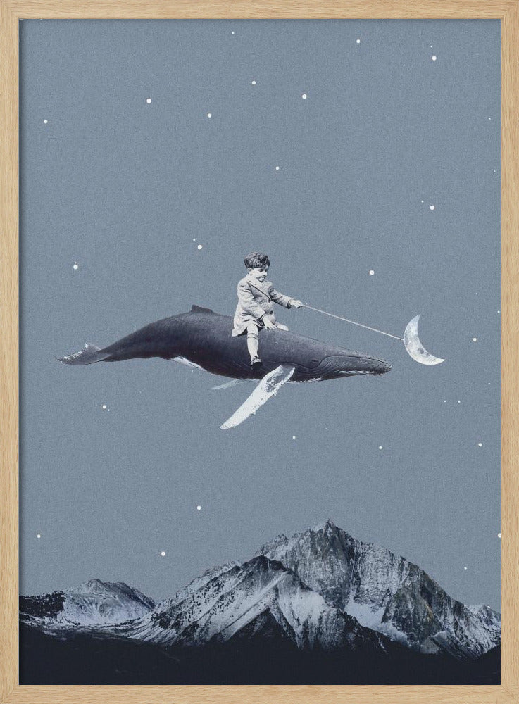 Zielen Sie auf den Mond | Poster - Kunstdruck