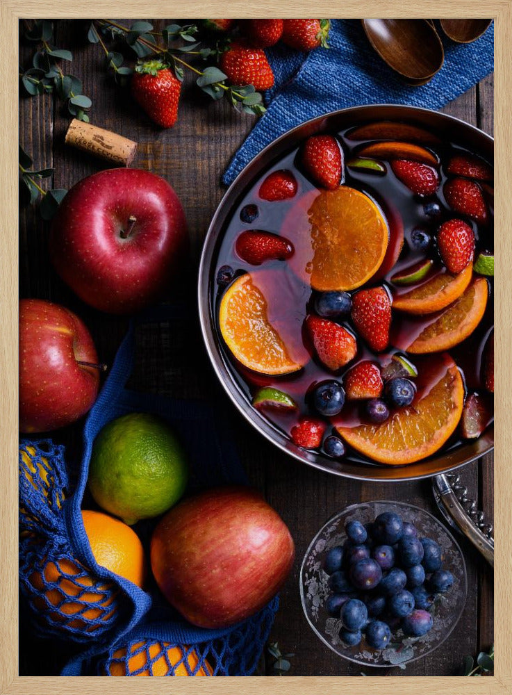 Sangria-pöytä | Julisteet - Taidevedokset