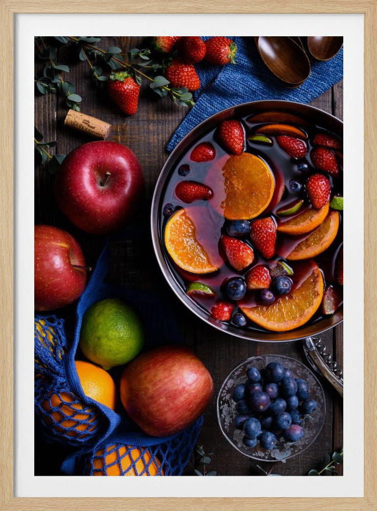 Sangria-pöytä | Julisteet - Taidevedokset