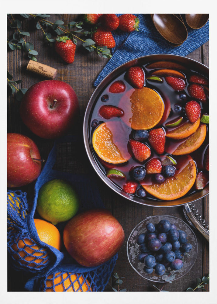 Sangria-Tisch | Poster - Kunstdruck
