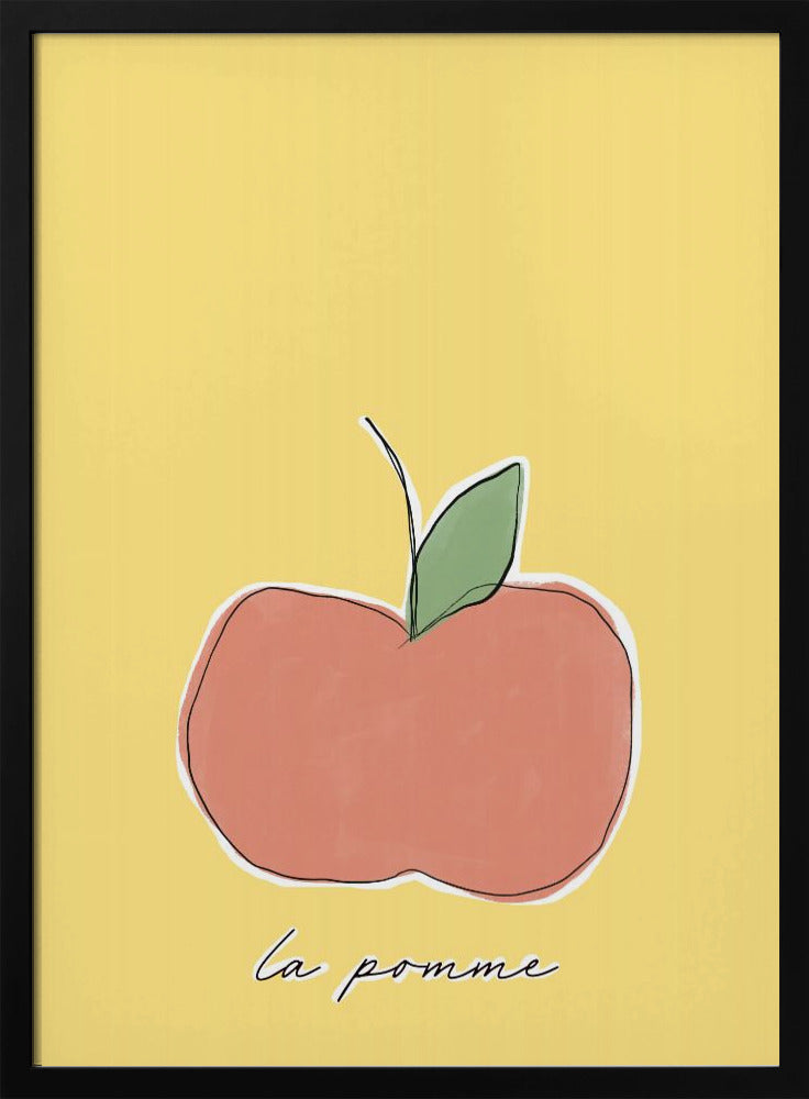 Apfelgenuss | Poster - Kunstdruck