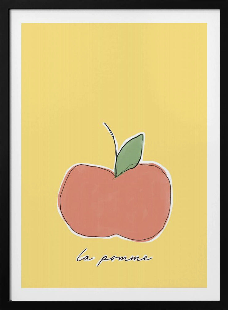 Apfelgenuss | Poster - Kunstdruck
