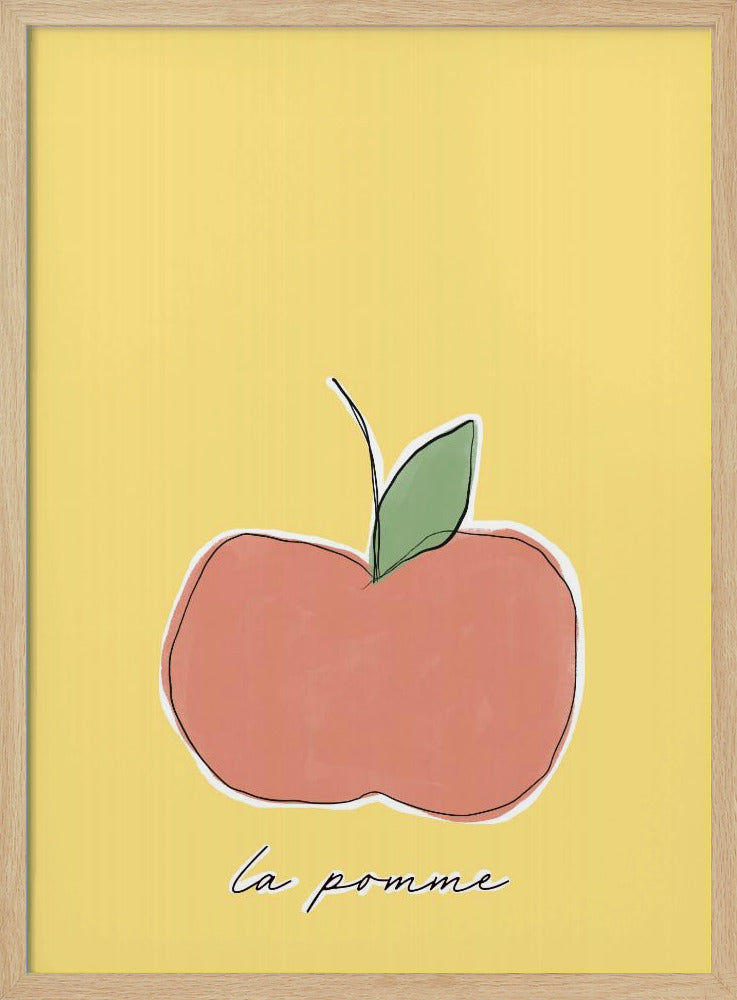 Apfelgenuss | Poster - Kunstdruck