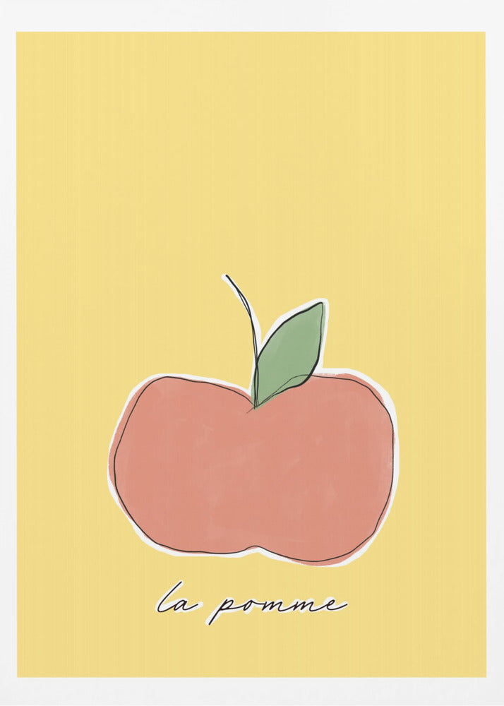 Apfelgenuss | Poster - Kunstdruck