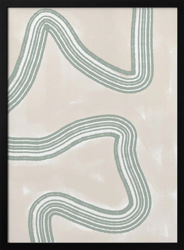 Geschwungene Ruhe | Poster - Kunstdruck