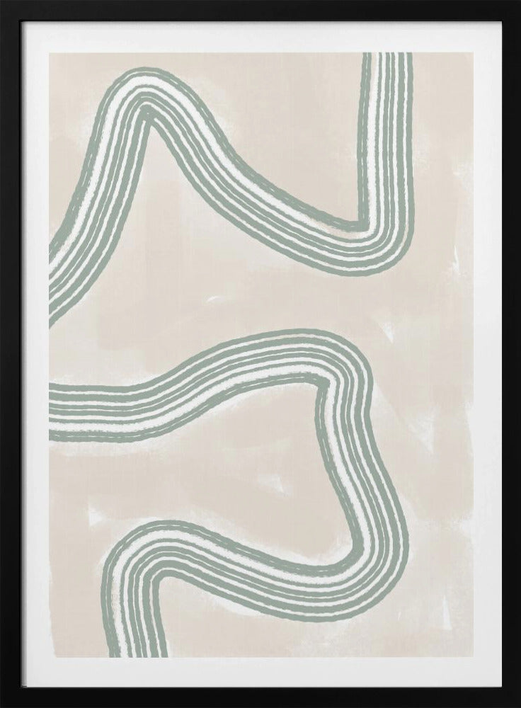 Geschwungene Ruhe | Poster - Kunstdruck