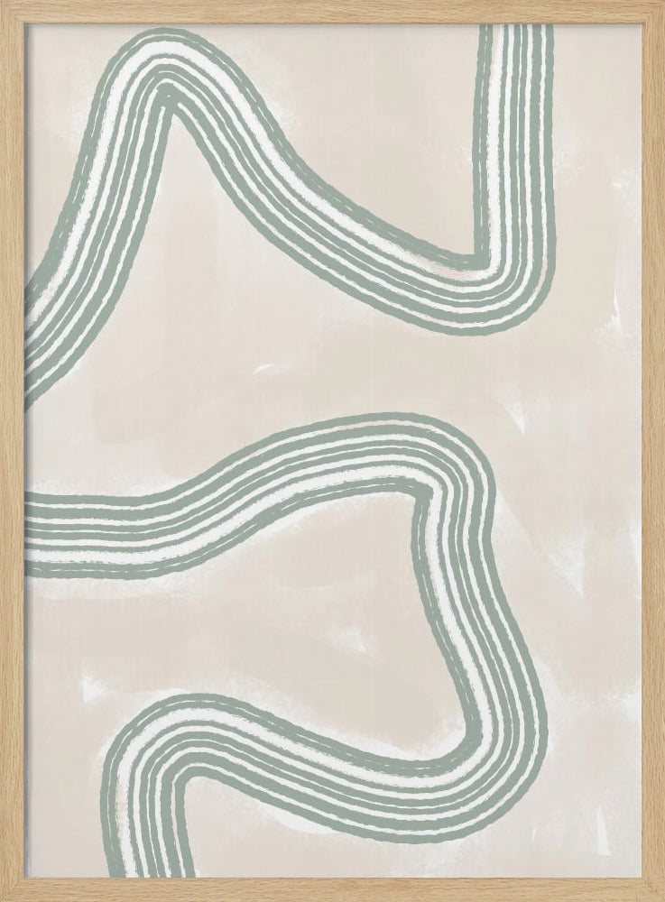 Geschwungene Ruhe | Poster - Kunstdruck