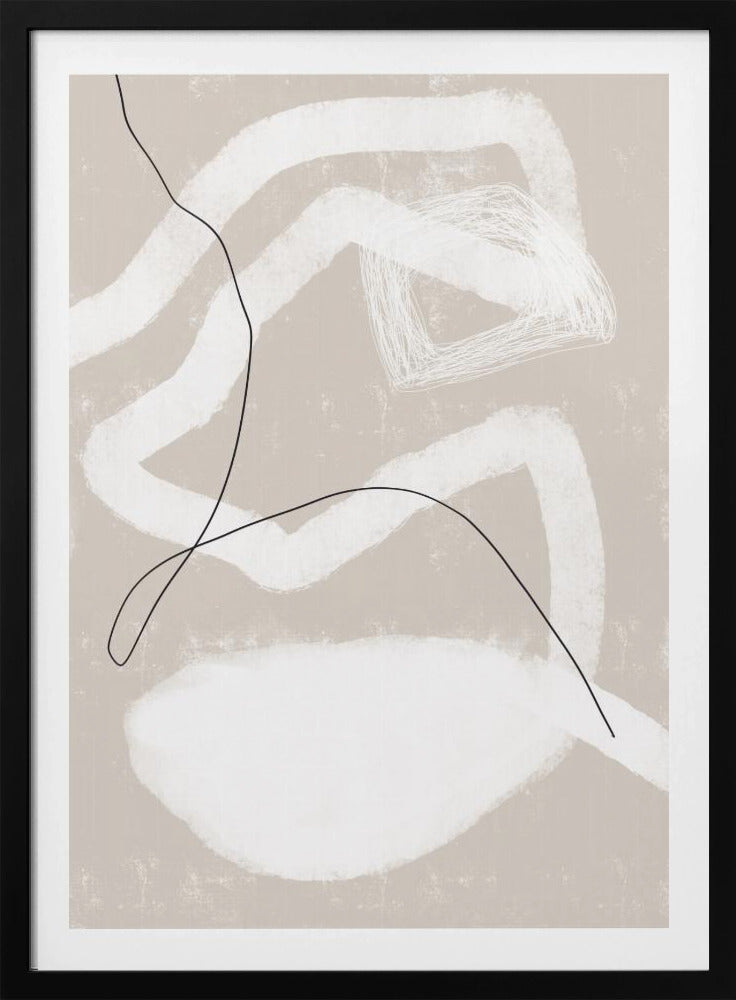 Organische Linien und Formen | Poster - Kunstdruck