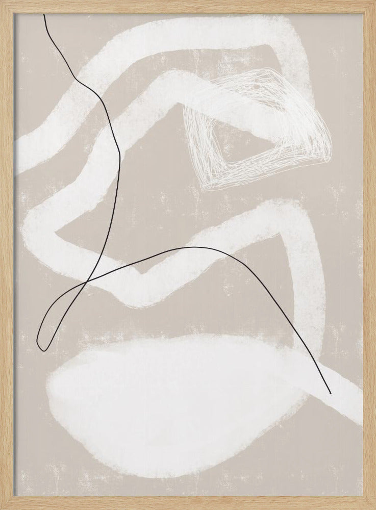 Organische Linien und Formen | Poster - Kunstdruck