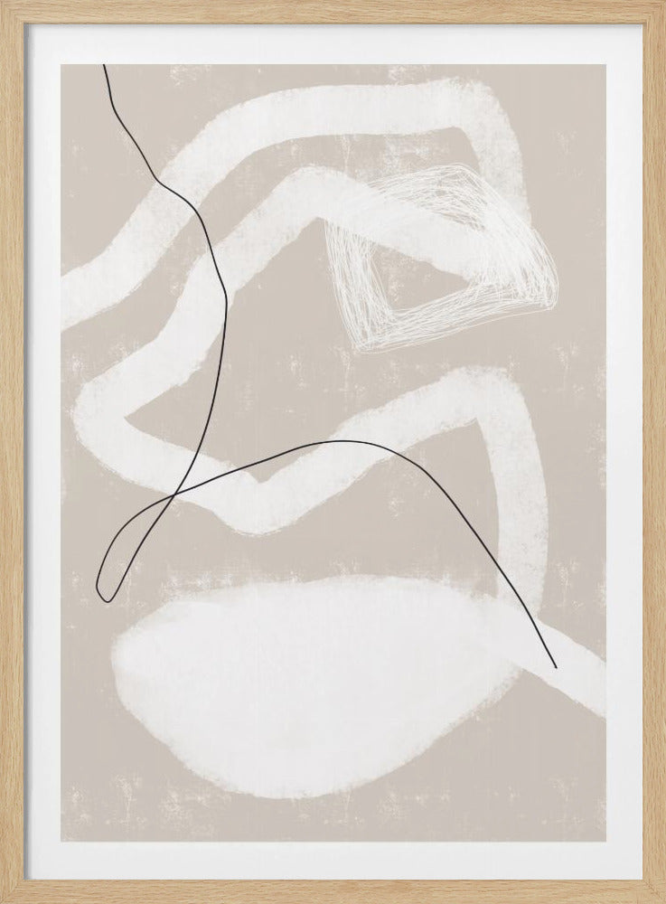 Organische Linien und Formen | Poster - Kunstdruck