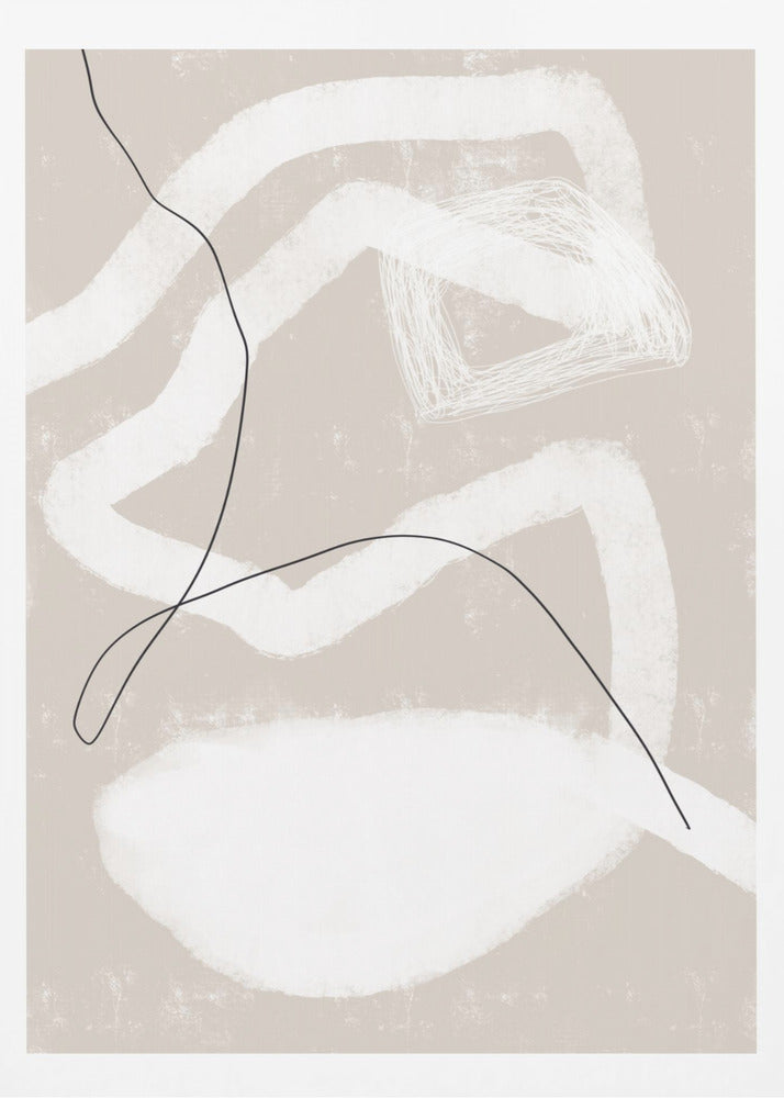Organische Linien und Formen | Poster - Kunstdruck