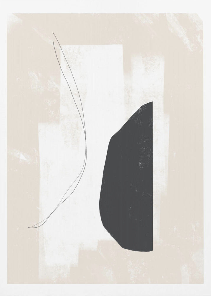 Monochrome Harmonie | Poster - Kunstdruck