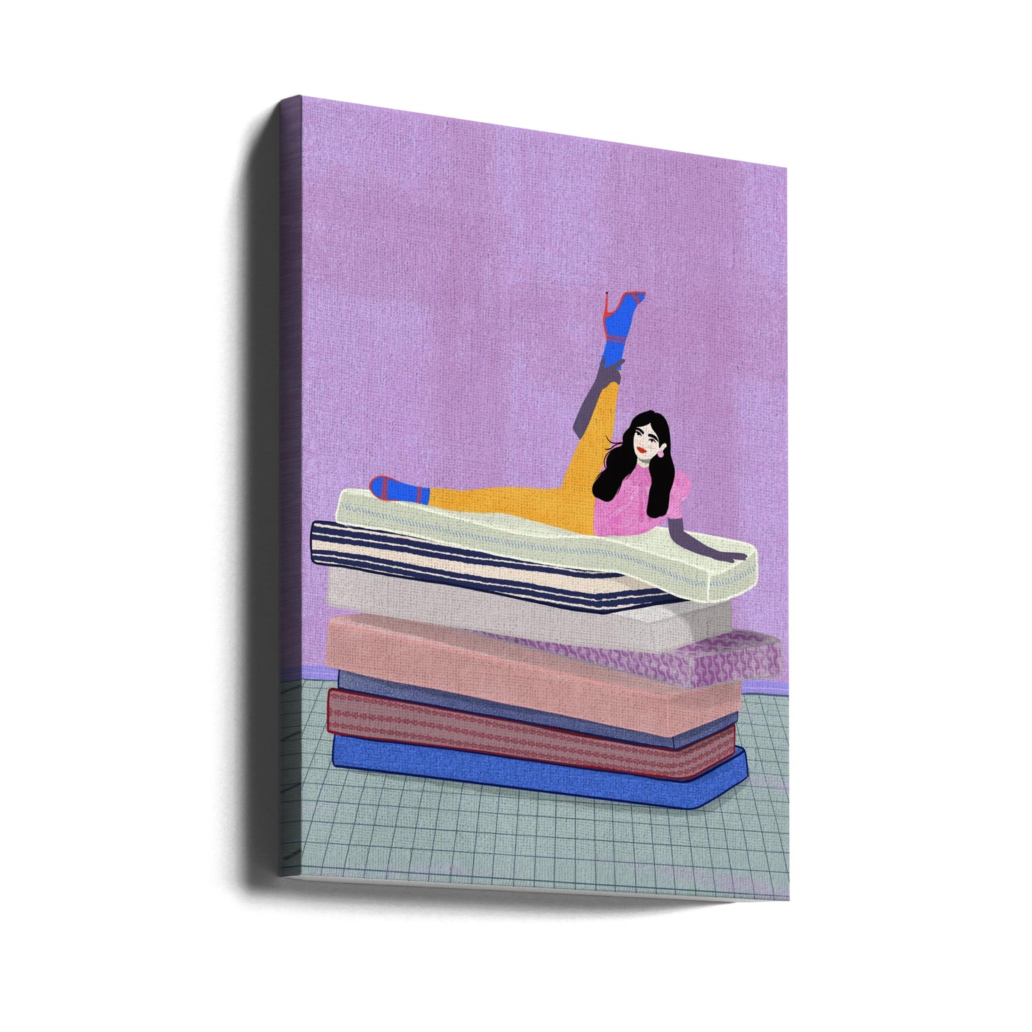 Heben Sie Ihr Bein zum Kopf | Leinwand-Bilder