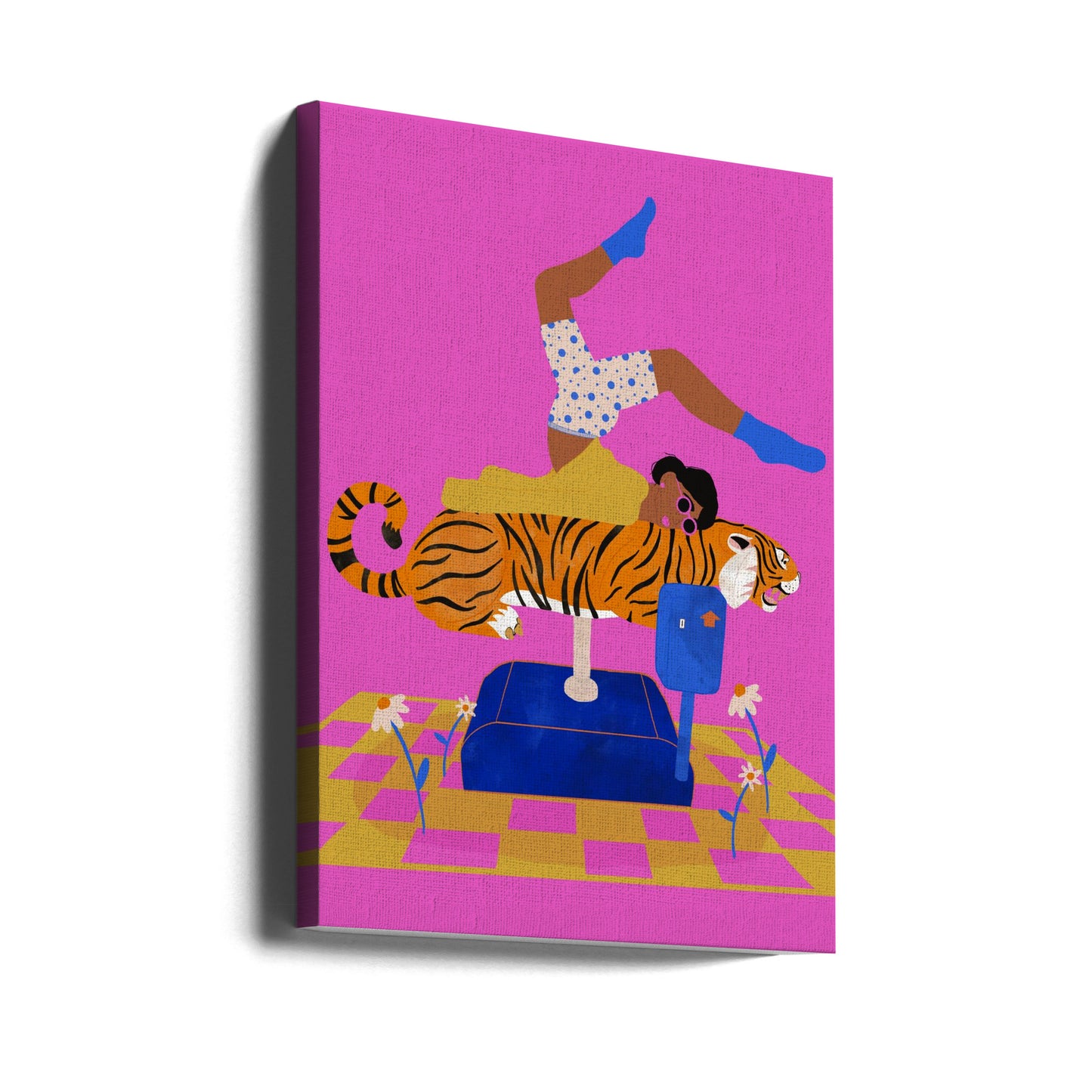 Lass einen Tiger in dein Herz | Leinwand-Bilder