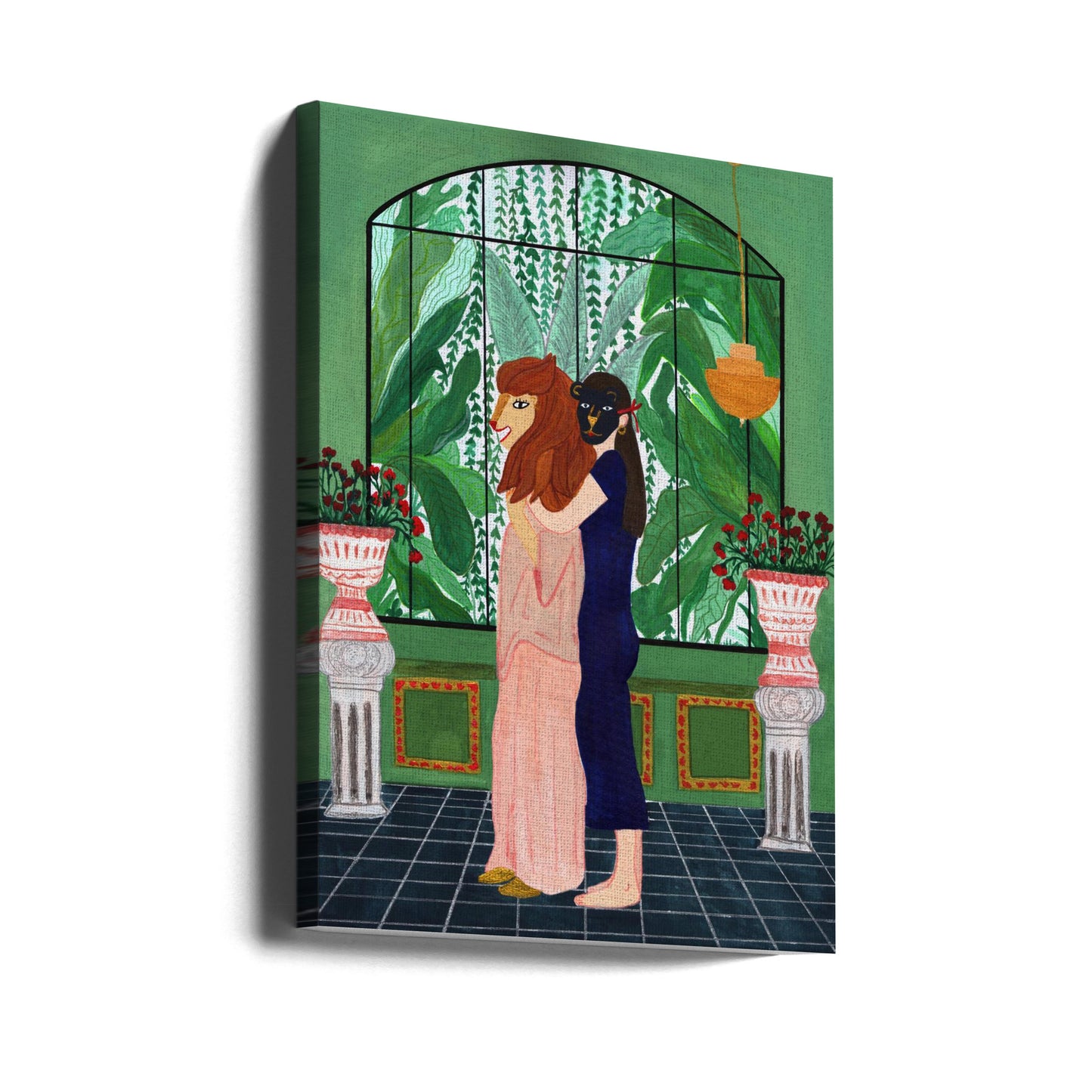 Löwenmama | Leinwand-Bilder