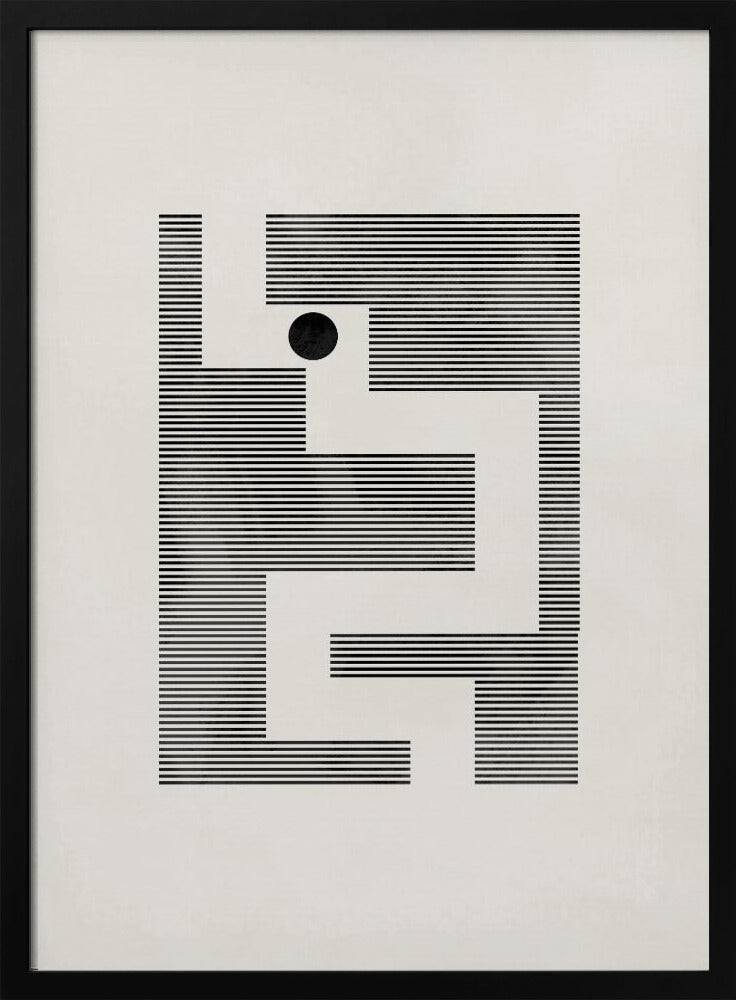 Minimalist maze | Poster