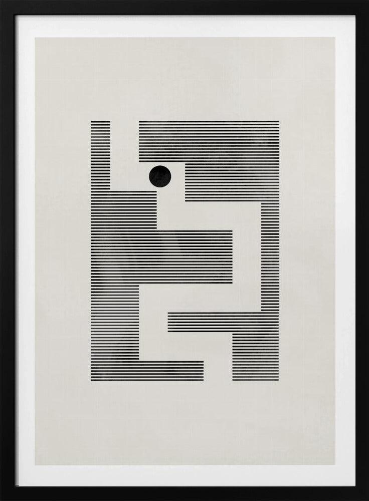 Minimalist maze | Poster