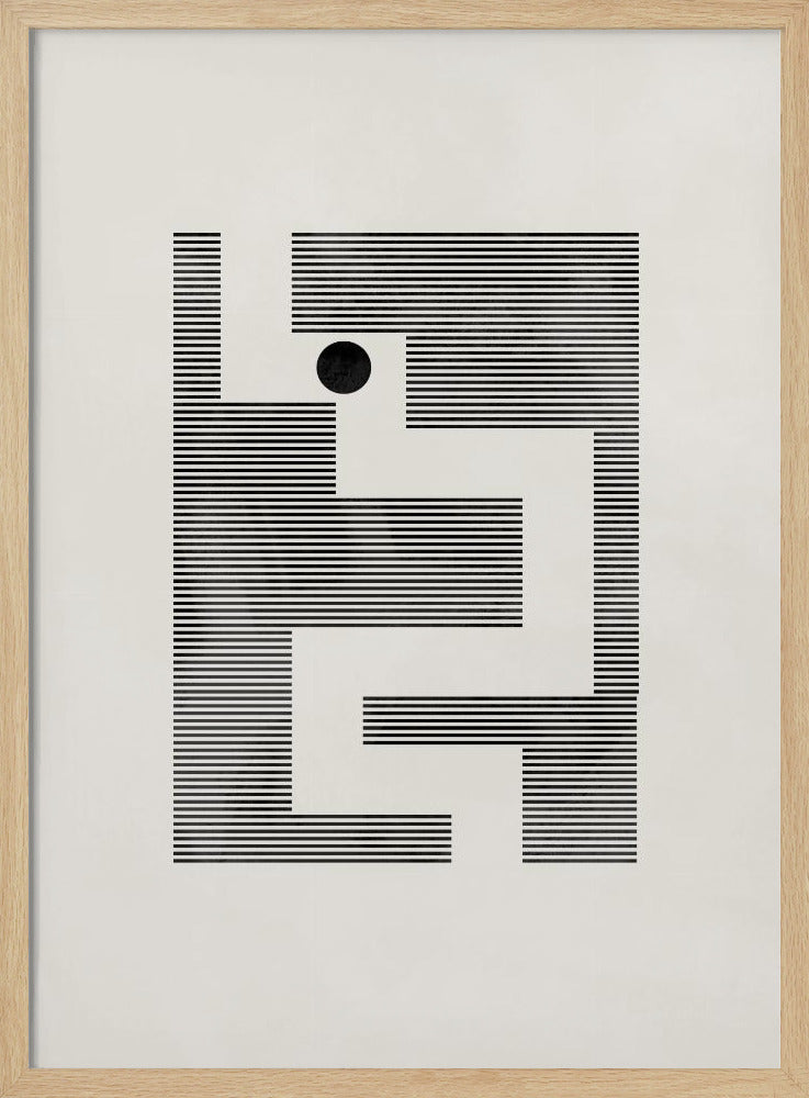 Minimalist maze | Poster