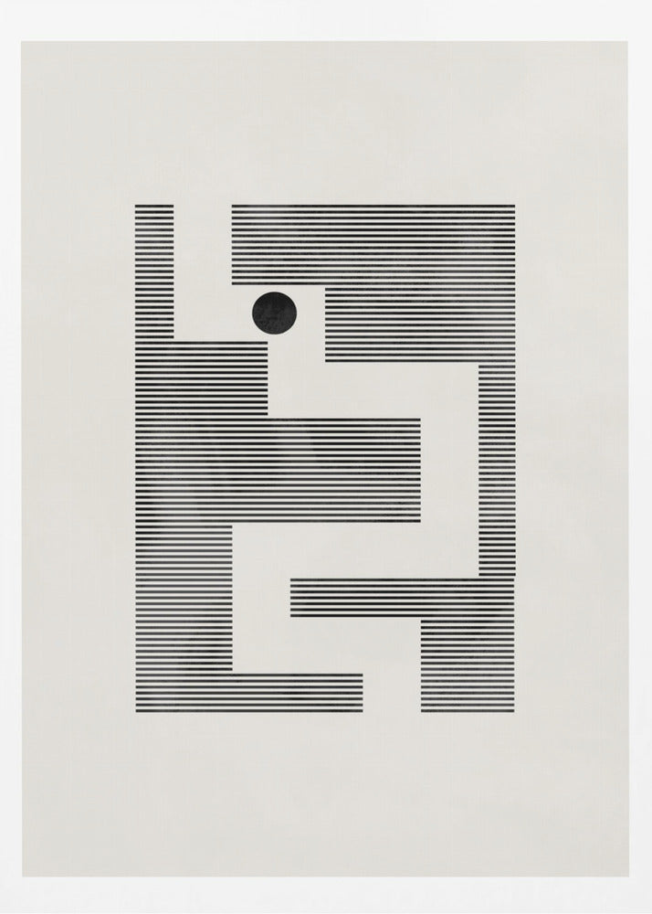Minimalist maze | Poster
