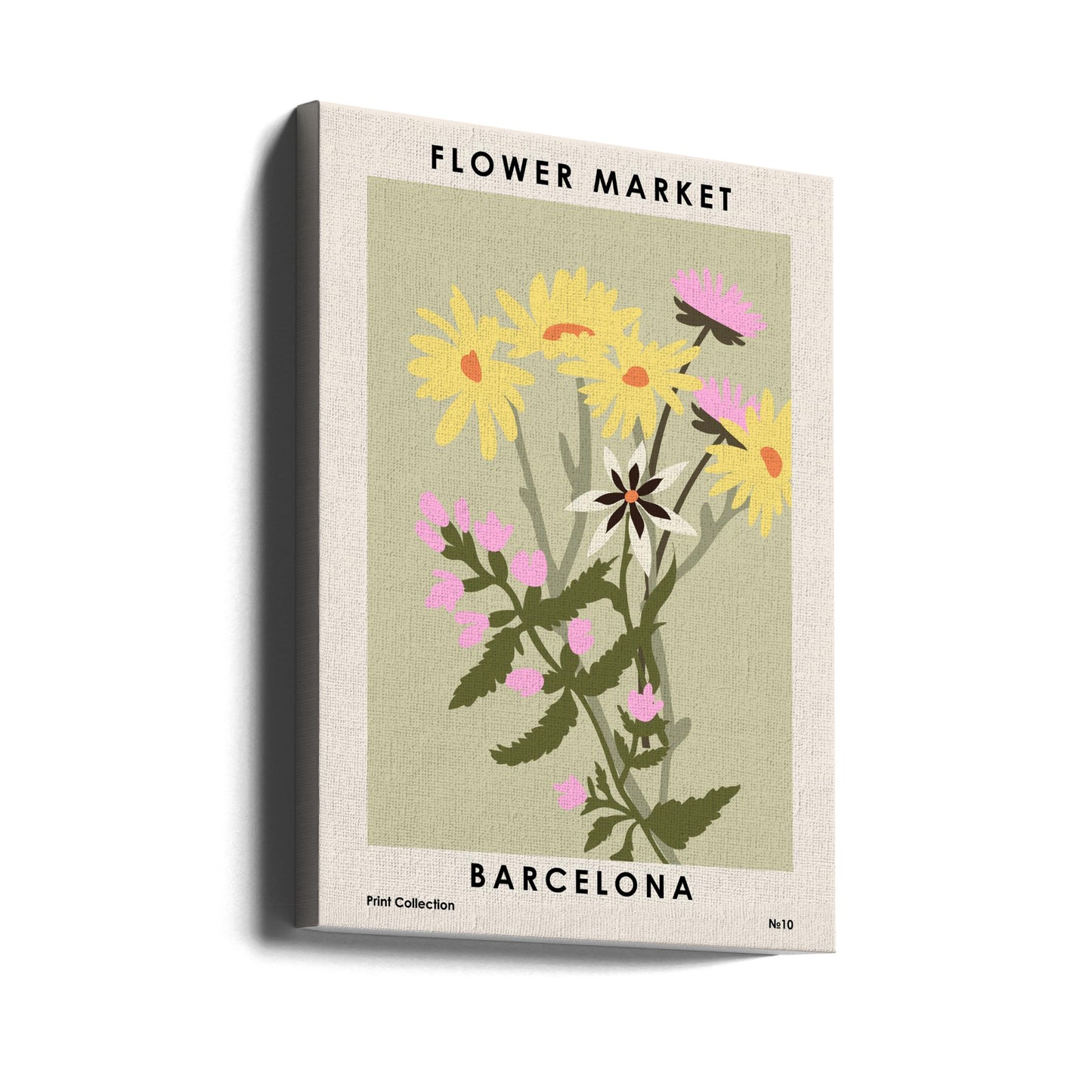 Blumenmarkt Barcelona | Leinwand-Bilder