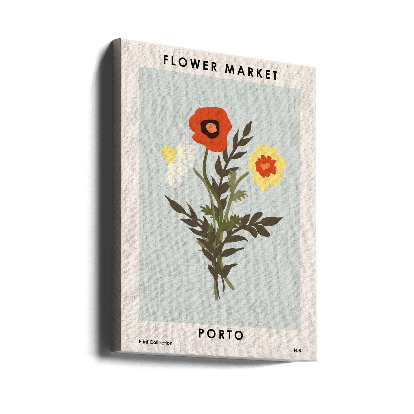 Kukkamarkkinat Portossa | Canvastaulut