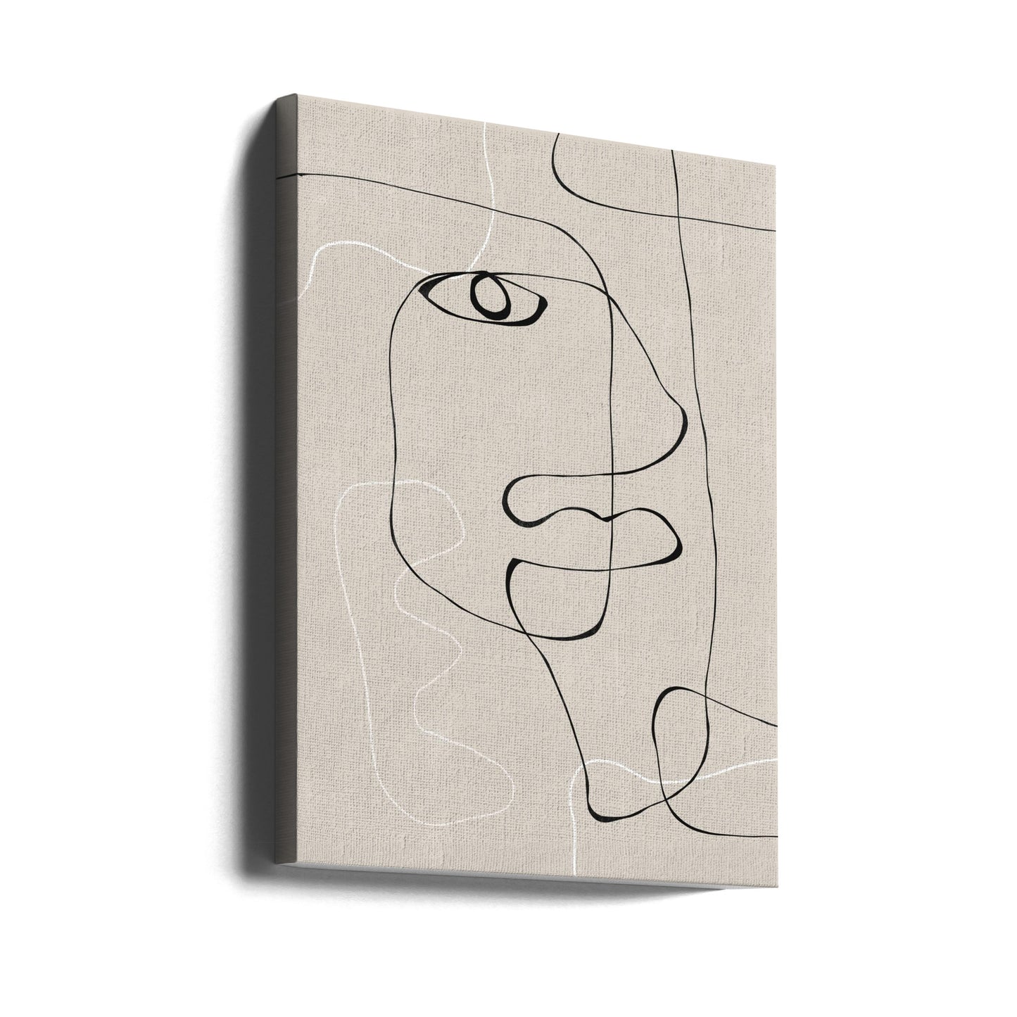Abstraktes Gesicht Nr. 1. | Leinwand-Bilder